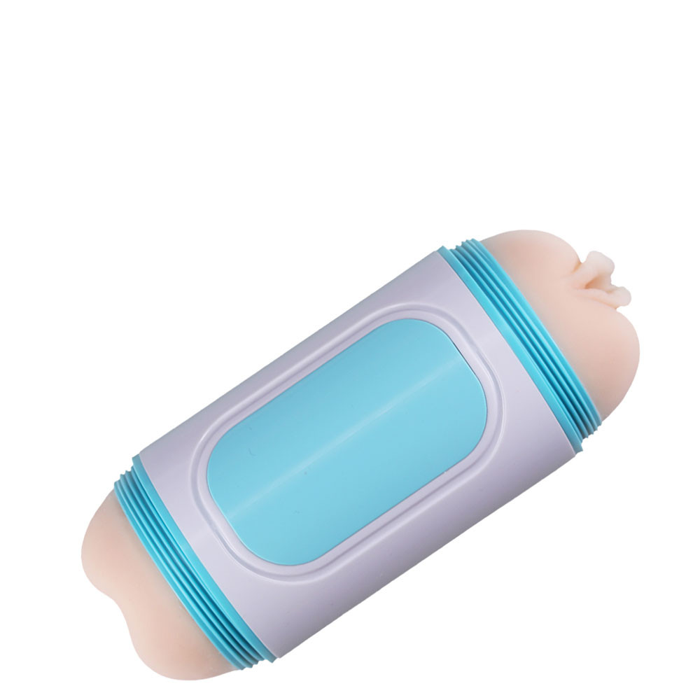 Masturbador Duplo Vagina e Ânus Ventosa de Pressão Articulável 5290