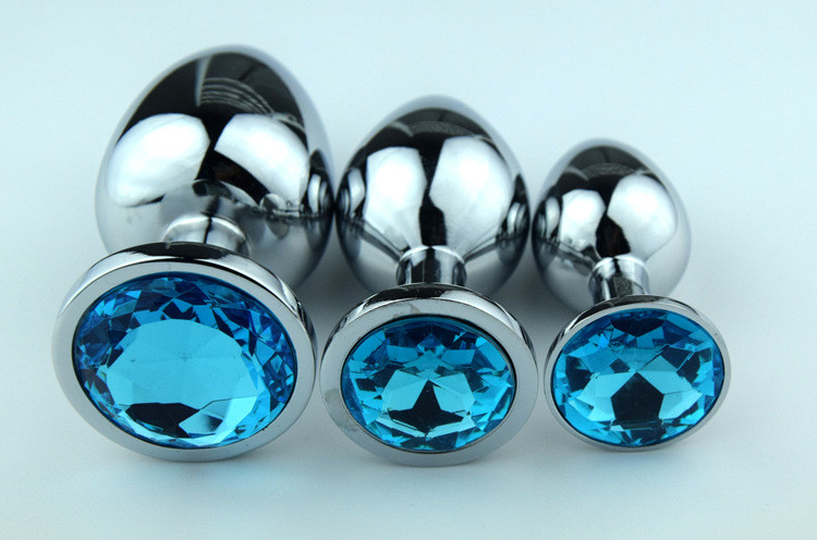 Plug Anal Metal Diamante