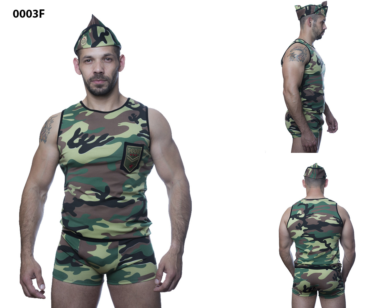 Fantasia Masculina Camuflada 3386