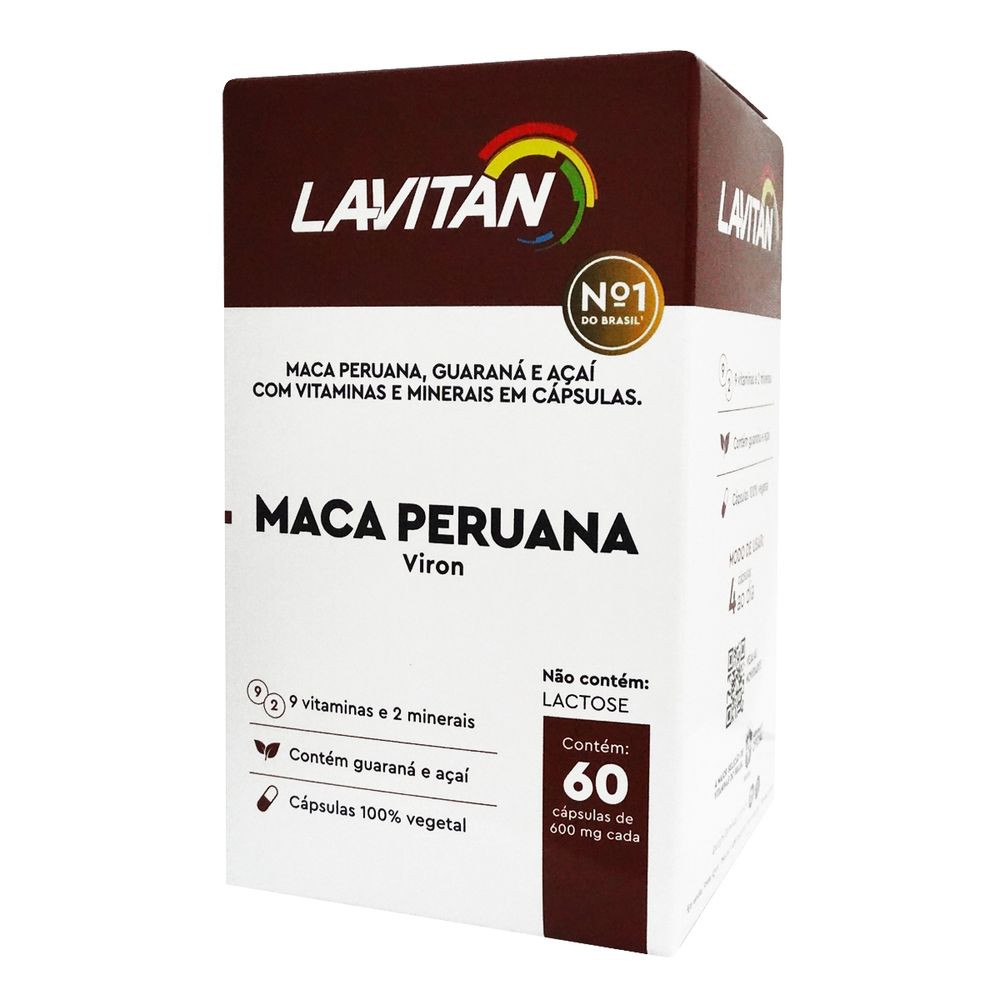 Lavitan Maca Peruana Com 60 Cápsulas CIMED - 1002
