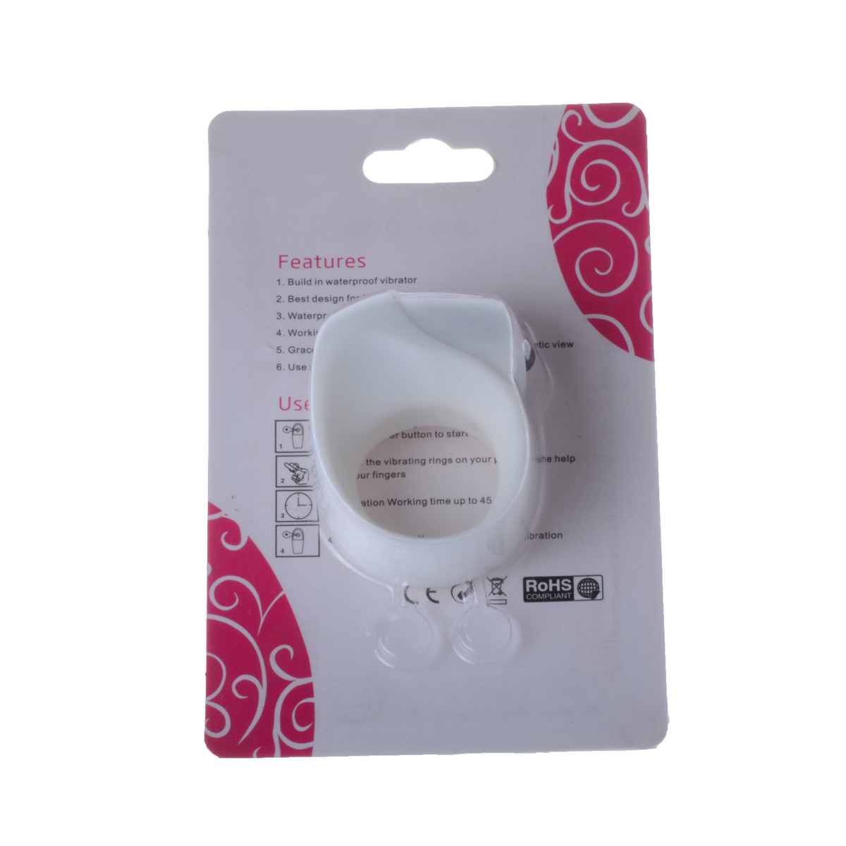 Anel Peniano Vibratório Ring Anna em Silicone Aveludado 1065