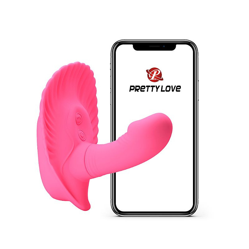 Vibrador Fancy Clamshell - Pretty Love - Conexão via bluetooth - 2688