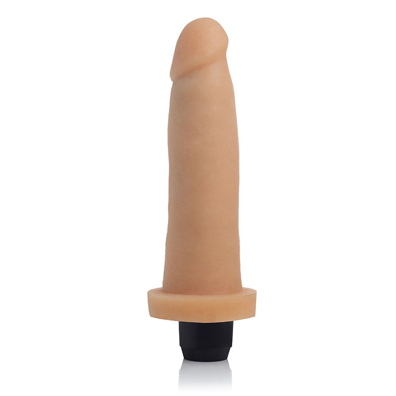 Prótese em Cyber Skin - Hercoles - 15,5x3,5 cm com Vibrador - 1235