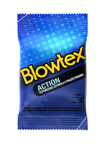 Preservativo Blowtex Action - 3 Unidades