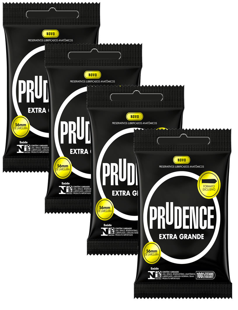 Preservativo Prudence Extra Grande 03 unidades