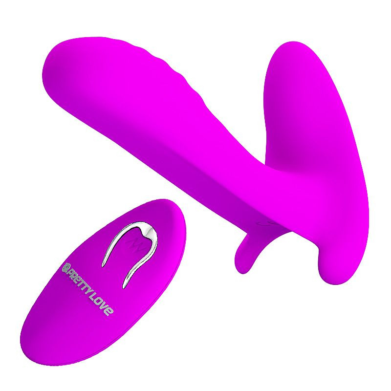 Vibrador de Ponto G e Clitóris com controle - Pretty Love - 3806