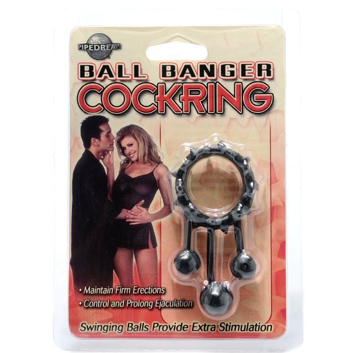 Anel peniano com saliências - BALL BANGER COCK RING BALL - PIPEDREAM