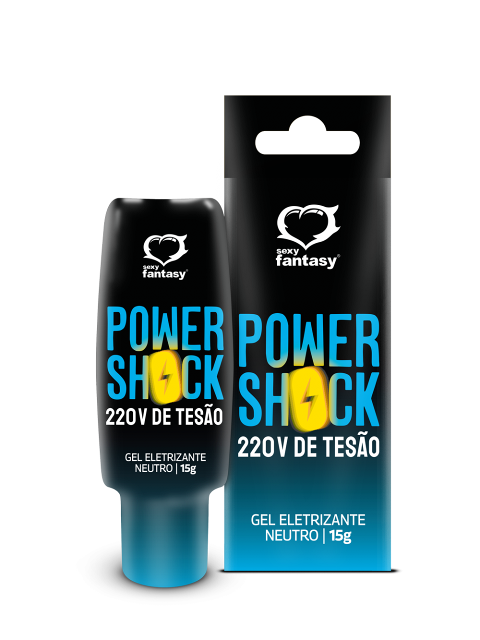 Power Shock 220v de Tesão Eletrizante Gel 15g - 1728