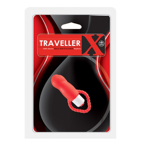 Massageador silicone com 10 velocidades - TRAVELLER X - NANMA