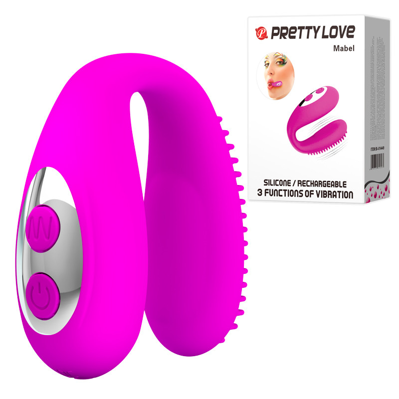 Vibrador para Boca com 3 Modos de Vibração - PRETTY LOVE MABEL - CD005A