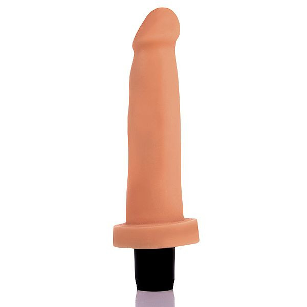 Pênis em Cyber Skin® 6 Realístico, com Vibrador - 14,5cm Pele