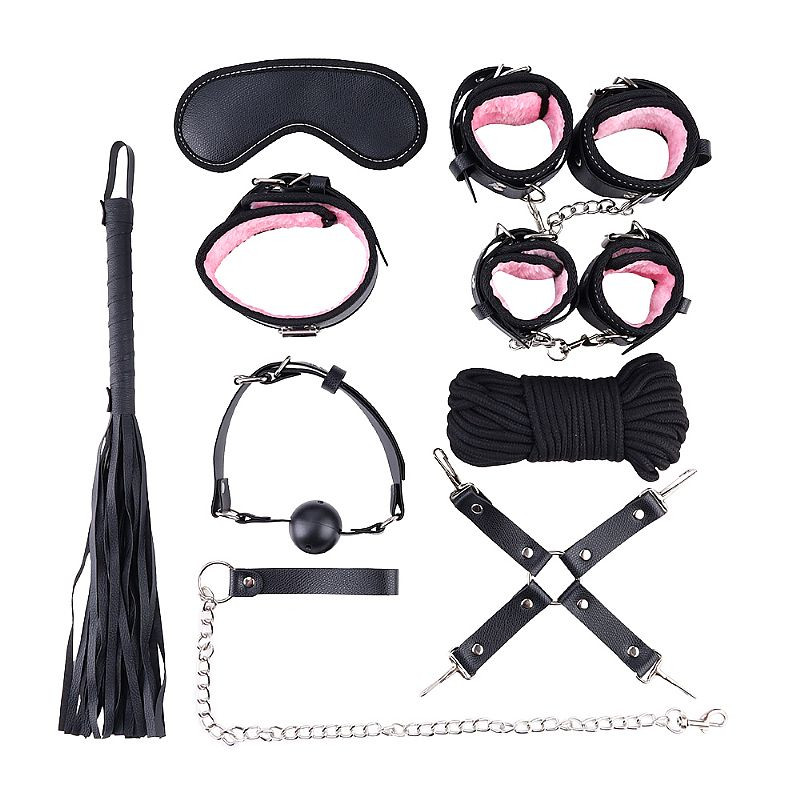 Kit Sado Preto com Rosa - 2736