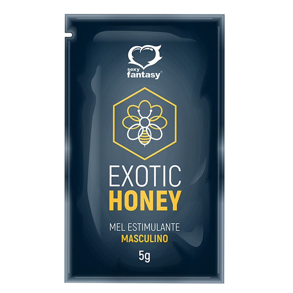 Exotic Honey Mel Estimulante Masculino Sachê 5g Sexy Fantasy