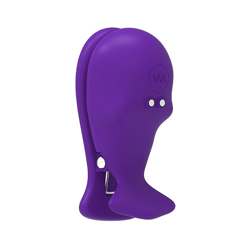 Prendedor de Mamilo com Vibrador Roxo - Miscedence - ALWUP - 192