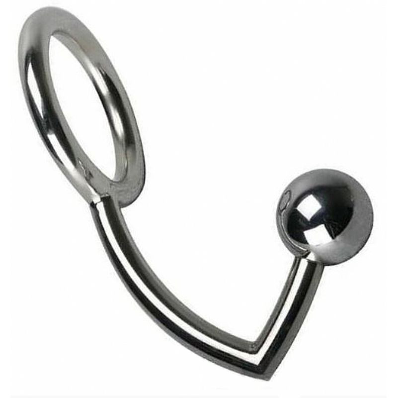 Anel Peniano com Plug Anal em Aço - 6410