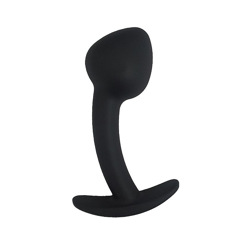 Plug Anal Curvado em Silicone - 864