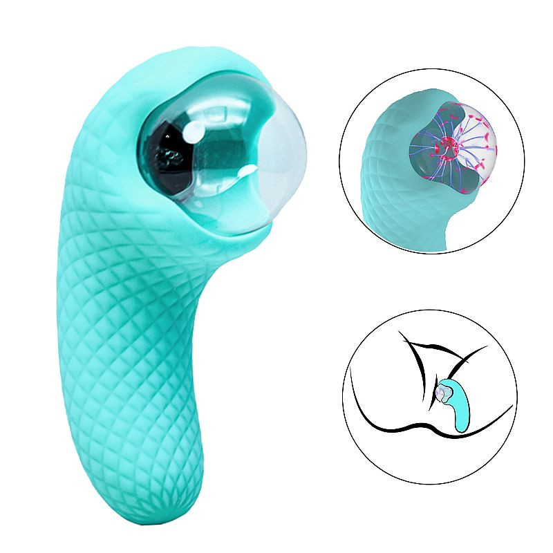 Vibrador Silicone Duplo de Clitóris 10 Modos de Vibração - 812