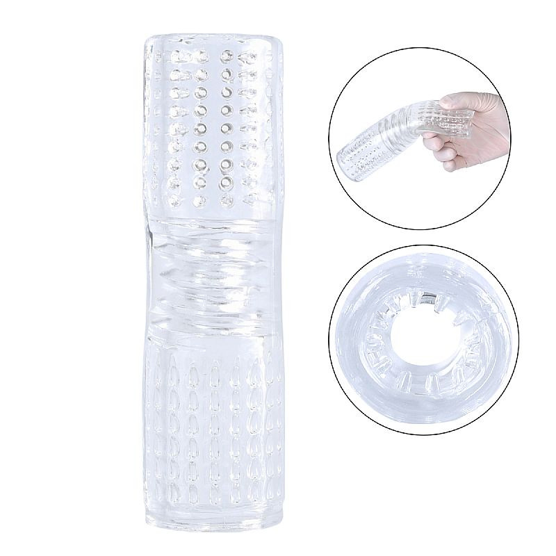 Masturbador Masculino em Silicone - Harper - 16,0x4,5cm - 2907