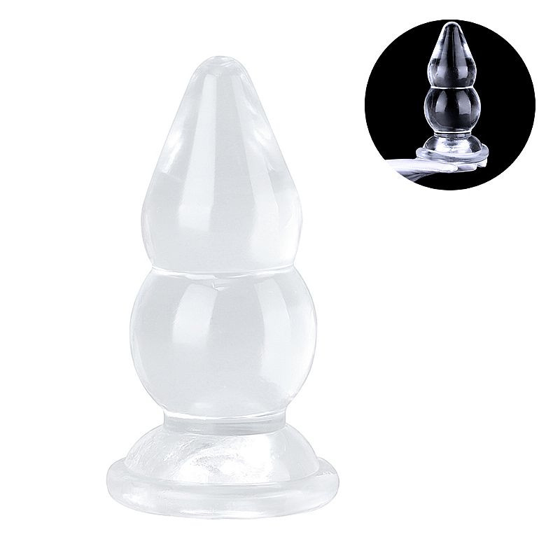 Plug Anal em Silicone - Escalonado - 16,0X10,0 cm - 7504