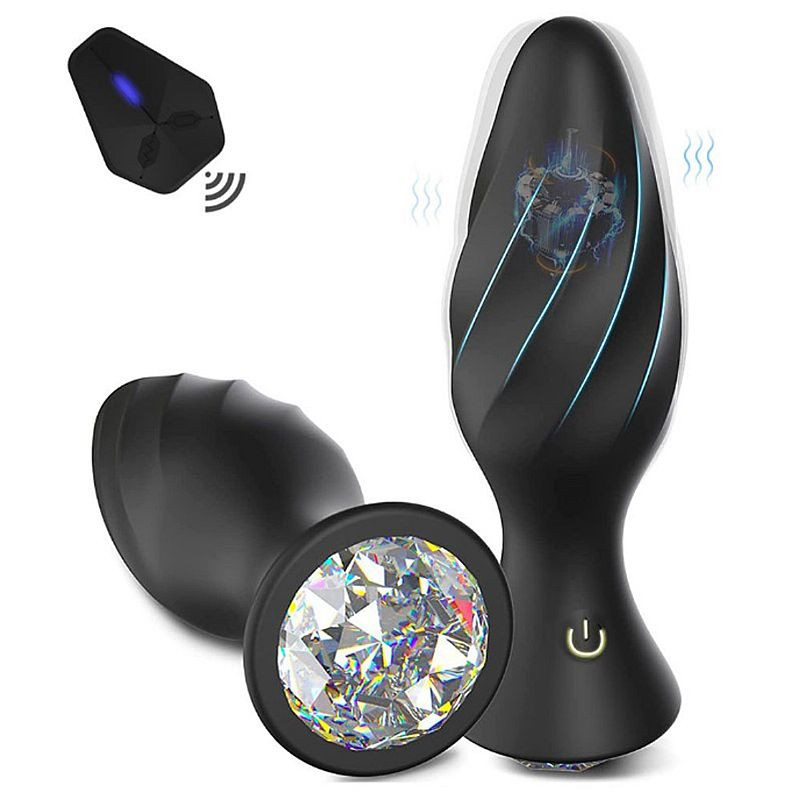 Plug Anal com Vibrador e Controle Remoto - 2853