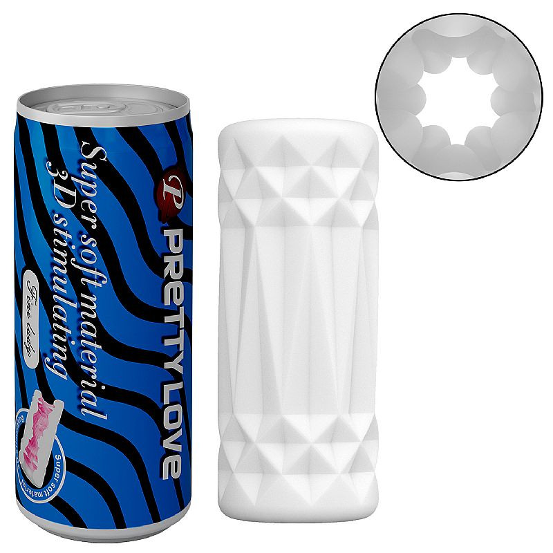 Masturbador Masculino Formato de Lata - Super Soft 2 - Pretty Love - 4466
