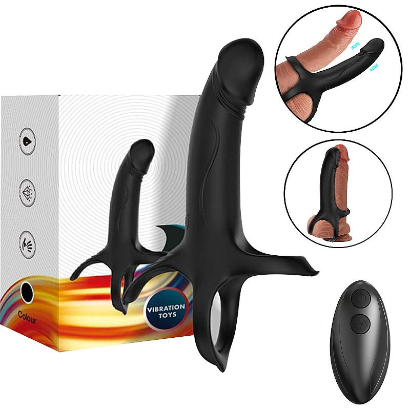  Anel Companheiro Recarregável Vibro - Duplo - 190