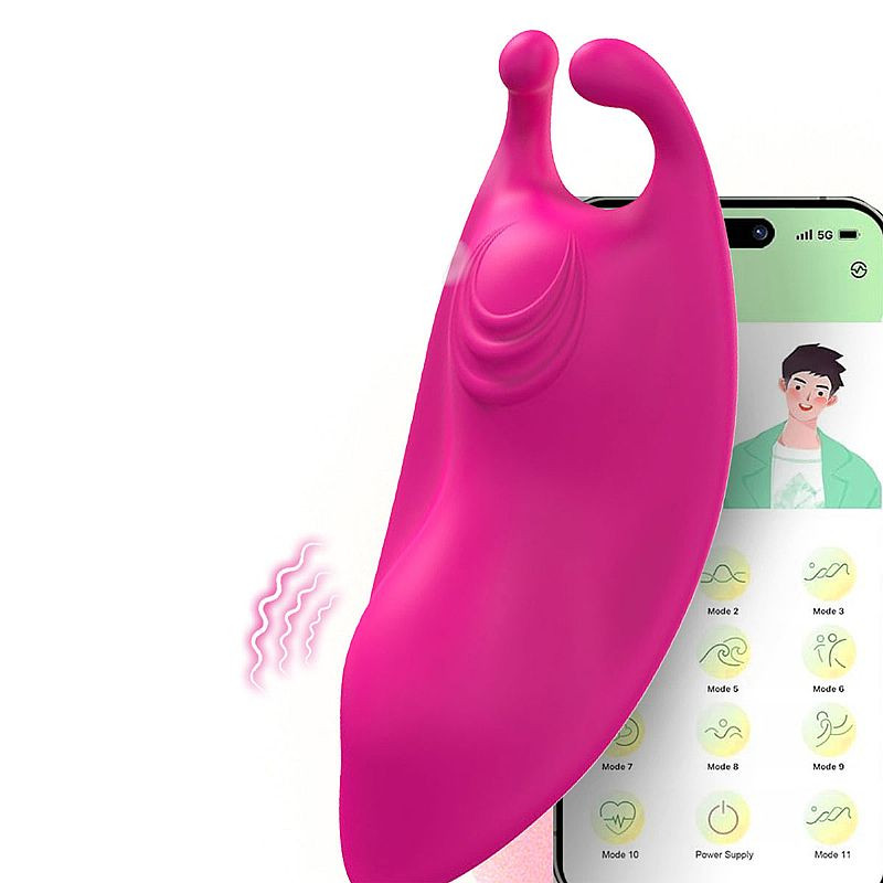 Vibrador de Calcinha - Borboleta Buzzy - via APP - À Longa Distância - 1003