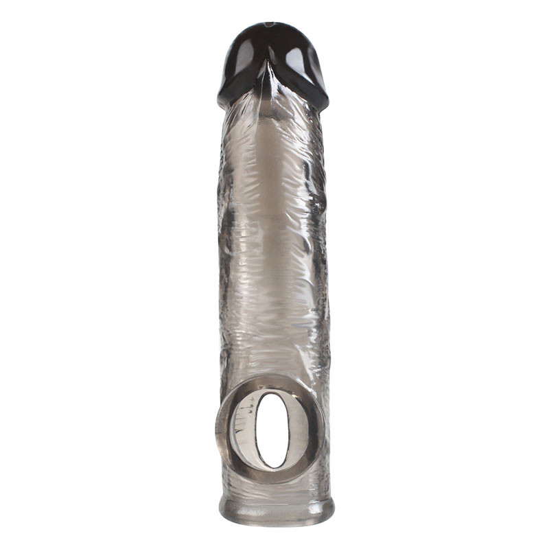 Capa peniana com estrangulador testicular PL SLEEVE-BLACK - 15cm - 2937