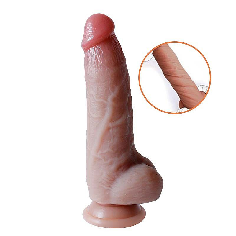 Pênis Super Realístico - 20 x 4,8 cm - 7609