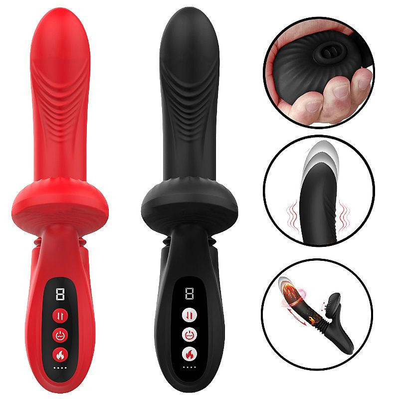 Vibrador de Ponto G e Clitóris com Vai e vem - 5802