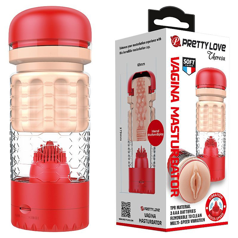 Masturbador Lanterna Masculino - Vagina - Cheresa - Pretty Love - 3237