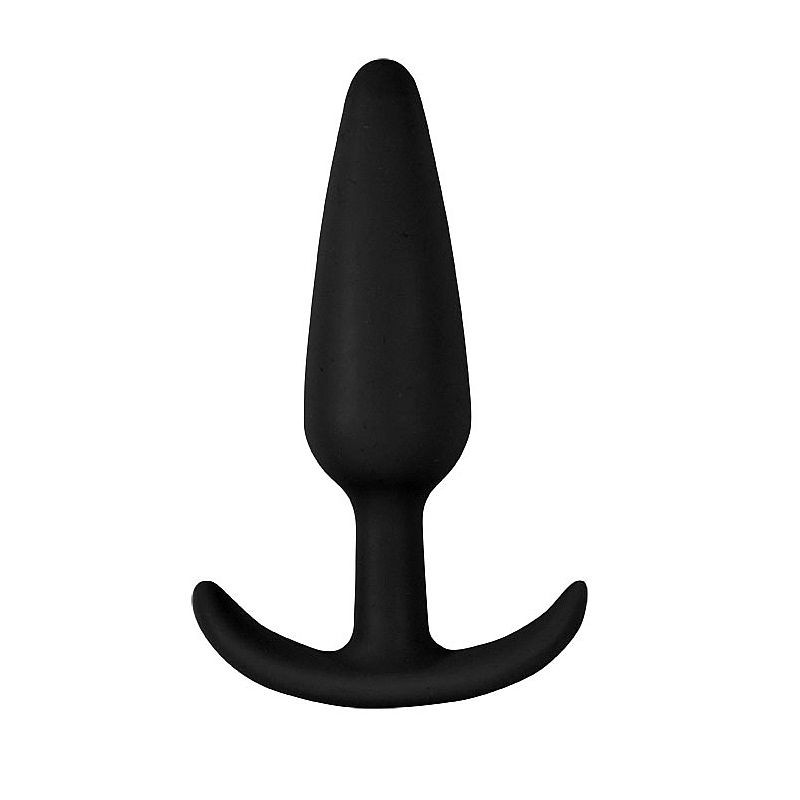 Plug Anal Cônico com Alça em Silicone - 3281