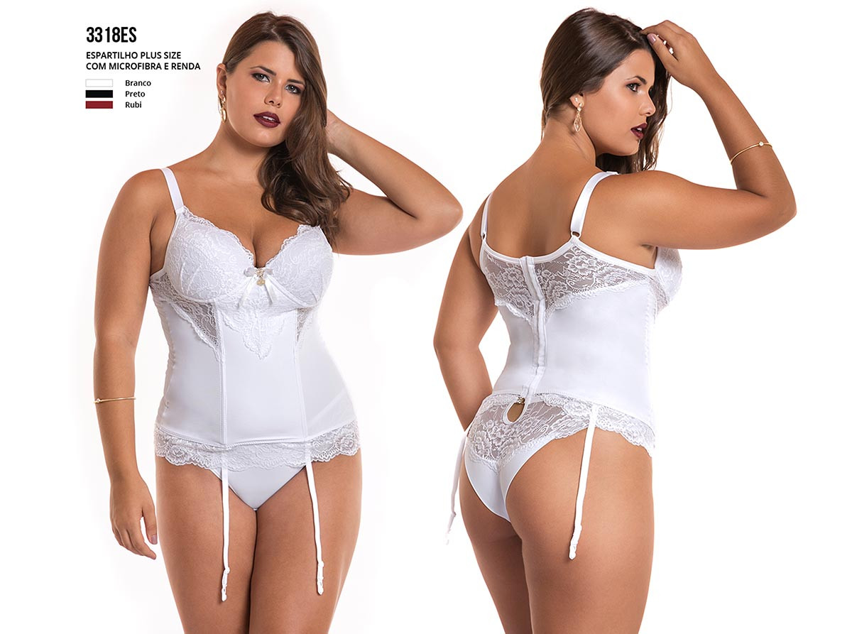 Espartilho Plus Size Very Chic 5008