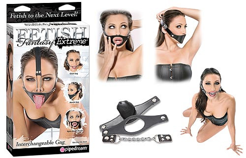 Mordaça com 3 Modelos FETISH : Interchangeable Gag