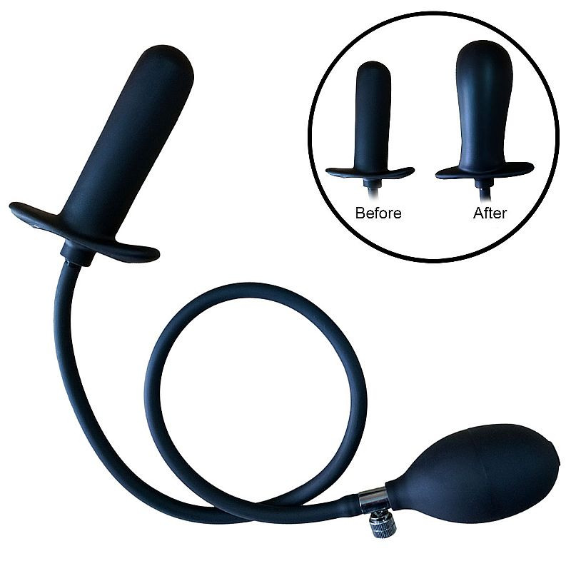 Plug Anal Silicone Inflável - 11.5 X 3.0 cm - 7771