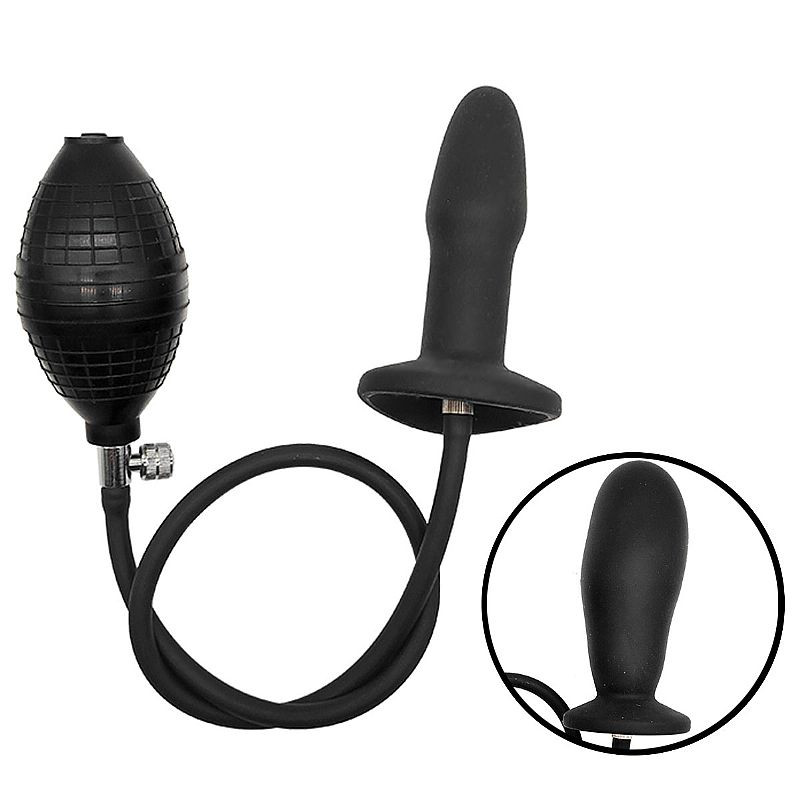 Plug Anal Silicone Inflável - 10.5 X 3.0 Cm - 7774