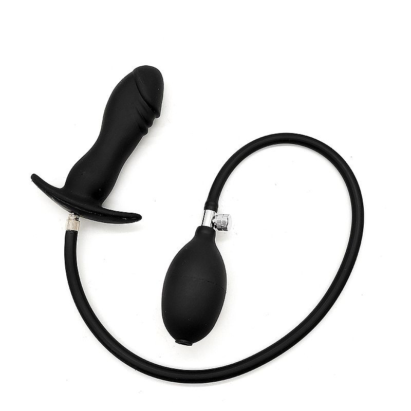 Plug Anal Silicone Inflável - 11.5 X 3.4 Cm - 7775