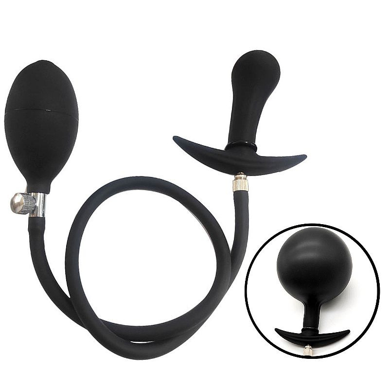Plug Anal Silicone Inflável - 8.0 X 3.0 Cm - 7776