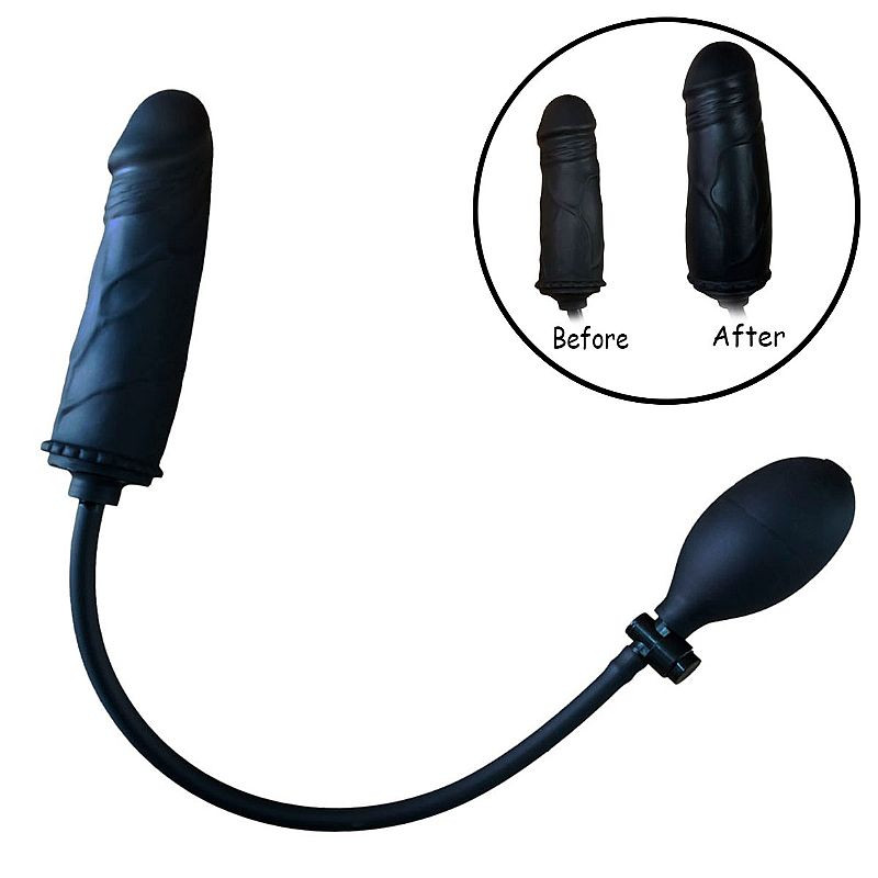 Plug Anal Silicone Inflável - 14.5 X 3.3 cm - 7772