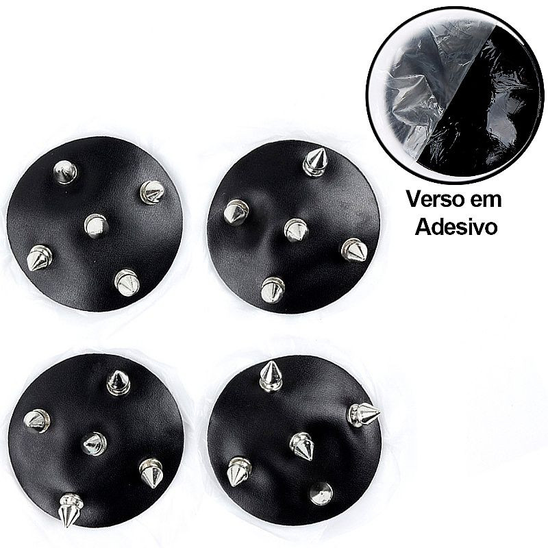 Adesivos Para Mamilos com Spikes - 1 Par - 8116