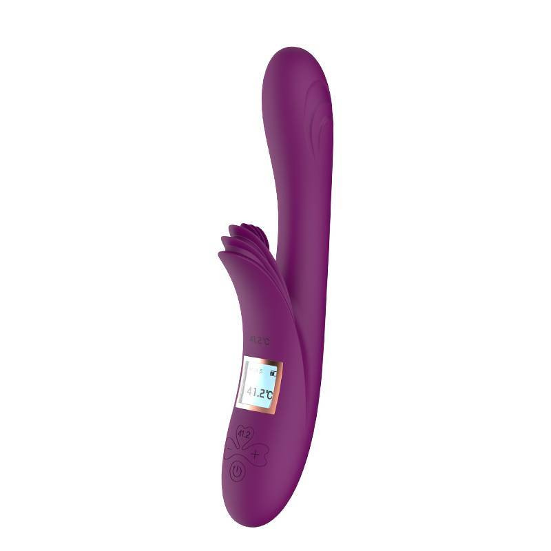 Vibrador Estimulador Aquecimento Recarregável com Painel em LCD - 3261