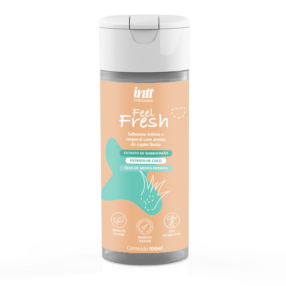 Feel Fresh Sabonete Íntimo Corporal Intt Wellness 4684