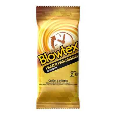 Preservativo Blowtex Prazer Prolongado - 6 Unidades