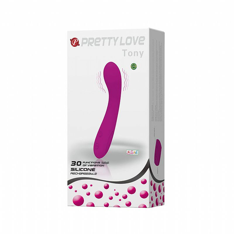 Vibrador Recarregável Massageador Tony - Pretty Love - 4843