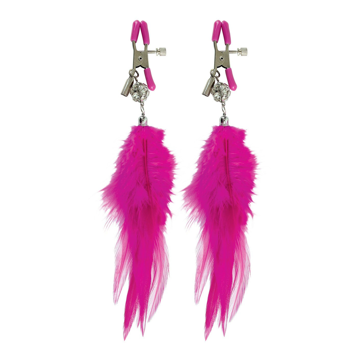 Prendedor de Mamilo Fancy Feather Nipple Clamps - Coleção Fetish Fantasy Series PD3618-00