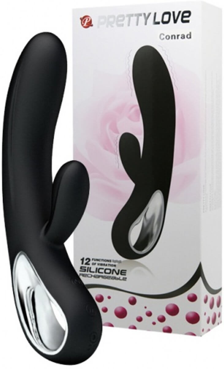 Vibrador Ponto G Puro Silicone Elmer - Pretty Love - 5177