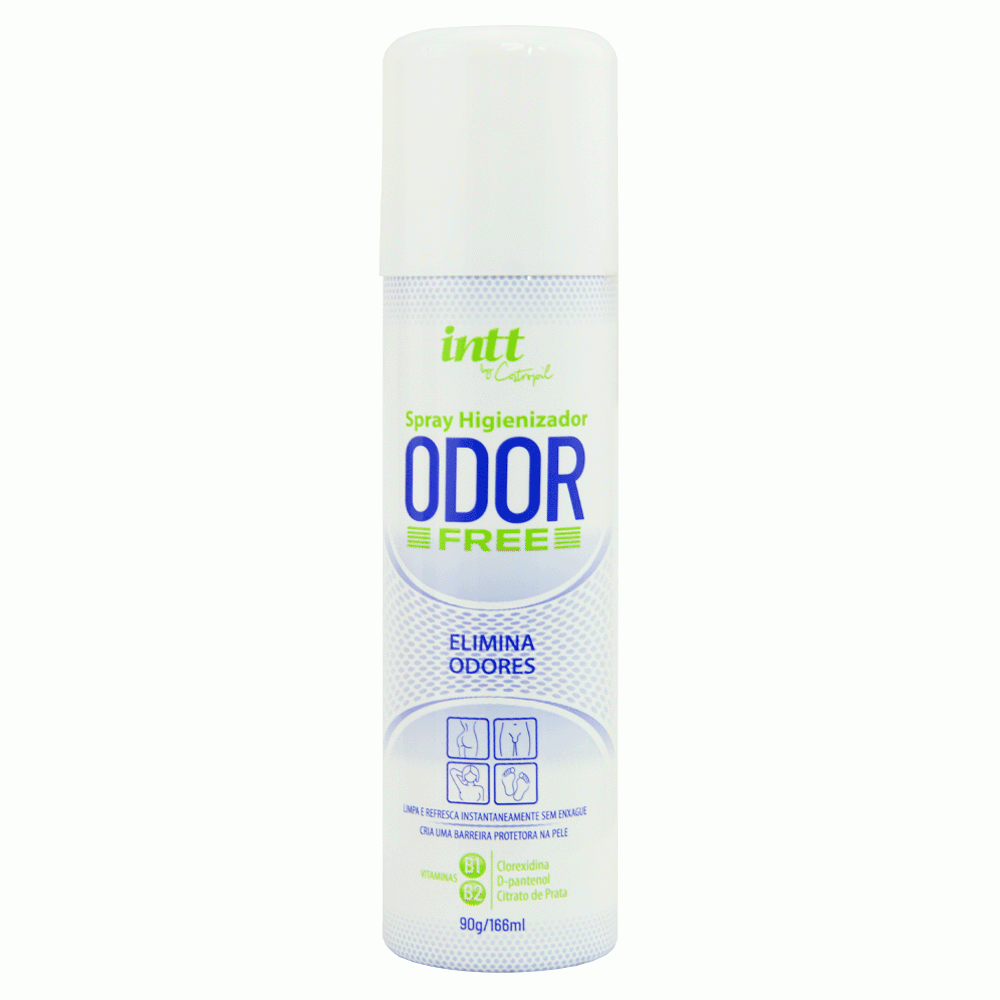 Odor Free Spray Higienizador Íntimo 166ML INTT - 608