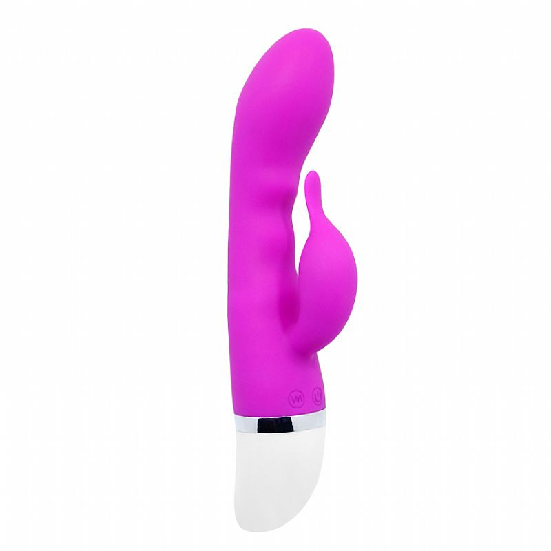 Vibrador Dolphin Hilda em Puro Silicone Dupla Estimulação - Pretty Love - 30 Velocidades - 3626