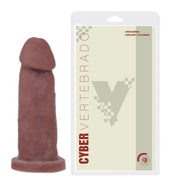 Protese Cyber Vertebrada 19x4,5cm - Cor Chocolate - 6250