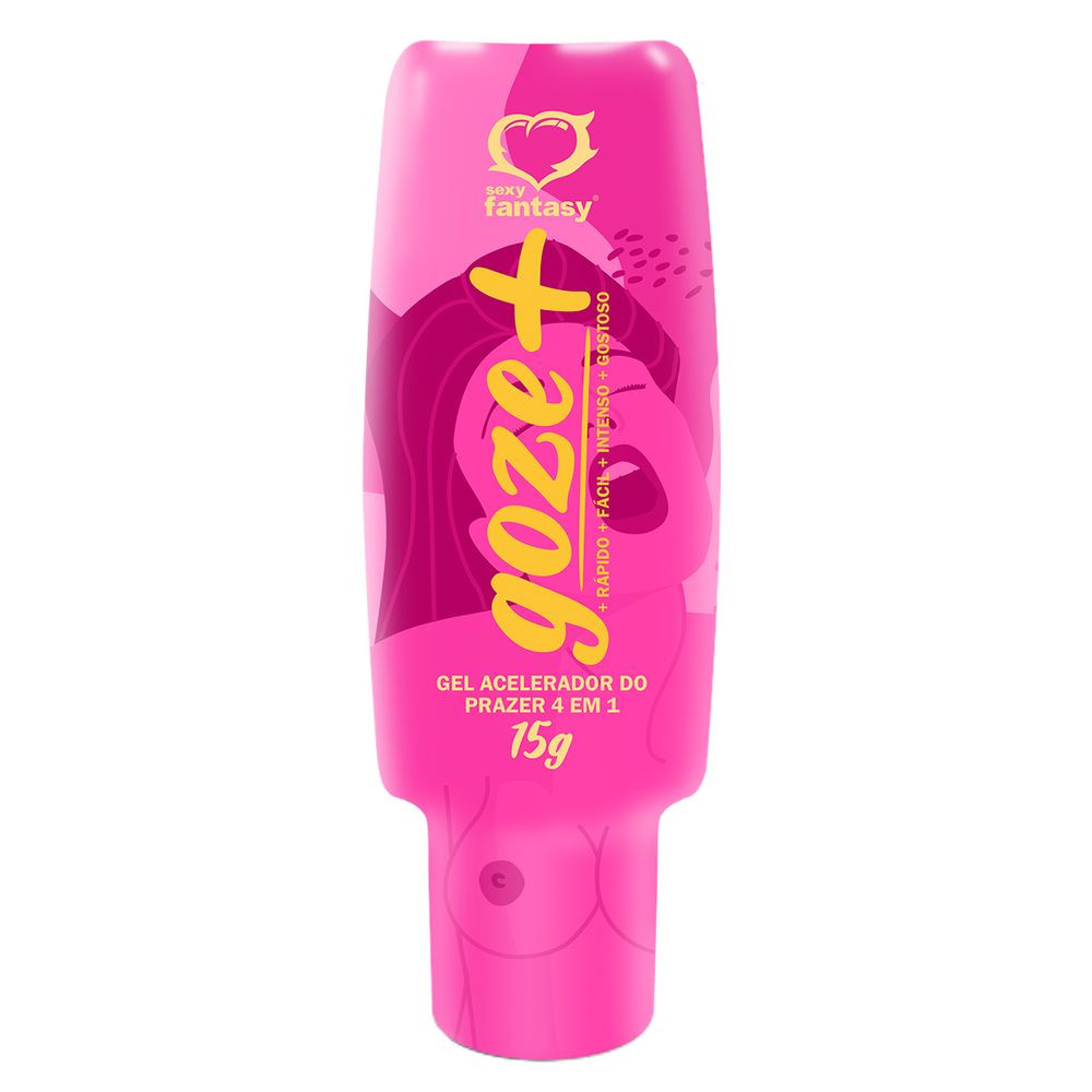 Gel Goze + Acelerador Do Prazer 4 Em 1 15g Sexy Fantasy - 2848